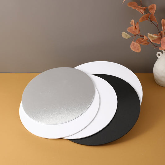 Round Masonite Cake Boards (5mm Thick)(5pcs/Pack)