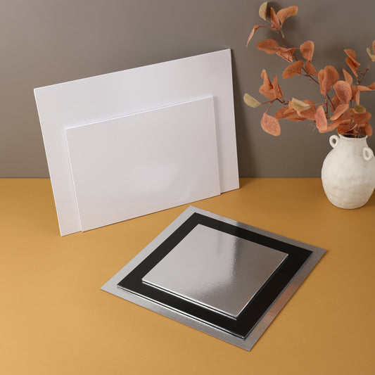 Square Masonite Cake Board (5mm Thick) (5pcs/Pack)